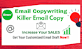 do email copywriting and write persuasive cold email sequence copy that sells