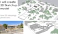 create architectural 3d sketchup model
