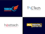 create eye catching attractive text based logo