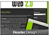 create your header in wordpress image