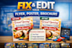professionally edit or fix your flyer, poster or brochure