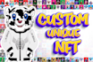 create a nft character, 50 traits and 10,000 variants