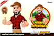 design modern cartoon, mascot business logo