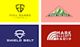 create simple flat modern minimalist unique custom logo design