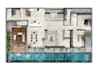 create detailed colored and textured floor plan