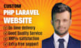 fix or develop any custom php laravel website