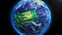make earth zoom logo reveal video