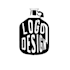 design a black and white logo