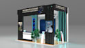 make a posm and exhibition stalls for you