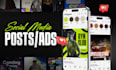 do creative social media posts, facebook ads and banner design