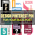 create 25 pinterest pins for your post