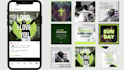 create church social media content