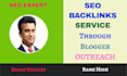dofollow SEO backlinks through blogger outreach