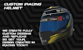 design a custom iracing helmet and driver suit