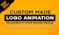 design unique custom intro logo animation