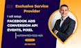 setup facebook ads campaign, pixel, and events