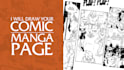 do comic pages in manga style
