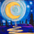 recreate any painting with acrylic on canvas