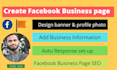 create or fix facebook business page professionally
