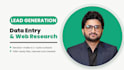 do manual data entry, lead generation, and web research