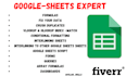 be your google sheets expert