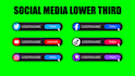create social media lower third animation