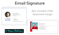 make responsive HTML email signature