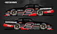 create professional racing car wrap design