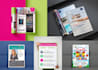 design high quality flyers, leaflets or design postcard