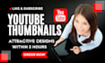 design eye catchy clickbait youtube thumbnails