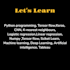 teach you python programming and tableau