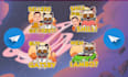 do telegram stickers package for your crypto project