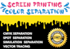 do color separations for screen printing