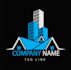design professional unique real estate logo