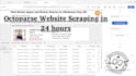 web scraping of any website using octoparse under 24 hours
