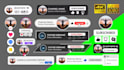 create custom social media subscribe and follow buttons