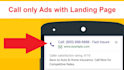 create google call ads campaign with landing page design