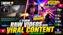 edit your gaming videos with captions,effect and fast pacing