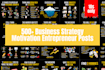 design 520 and 160 business infographics , motivation posts