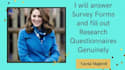 fill online survey, google form, research questionnaire