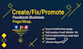 create or setup facebook business page, instagram and more