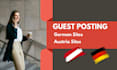 publish your guest post on german and austria sites