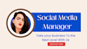be your social media manager and content creater