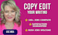 copy edit your document with unlimited revisions