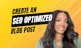 write an SEO optimized blog post on any topic or subject
