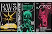 design a 90s groove rave poster flyer 4 ur techno event party
