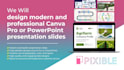 create modern canva pro or powerpoint presentation slides design