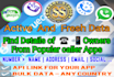 search name, email and other details of phone numbers