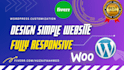 design a simple and stunning website for you