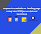 do html, css, js,bootstrap and react js tasks
